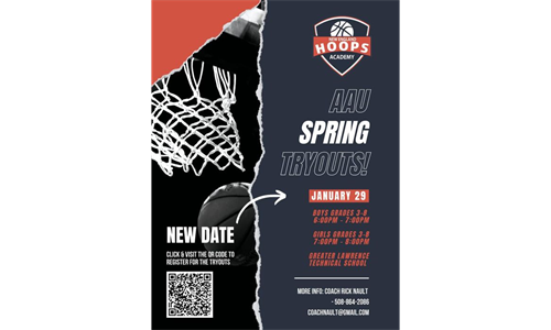 Spring 2023 2nd Tryout January 29th! 